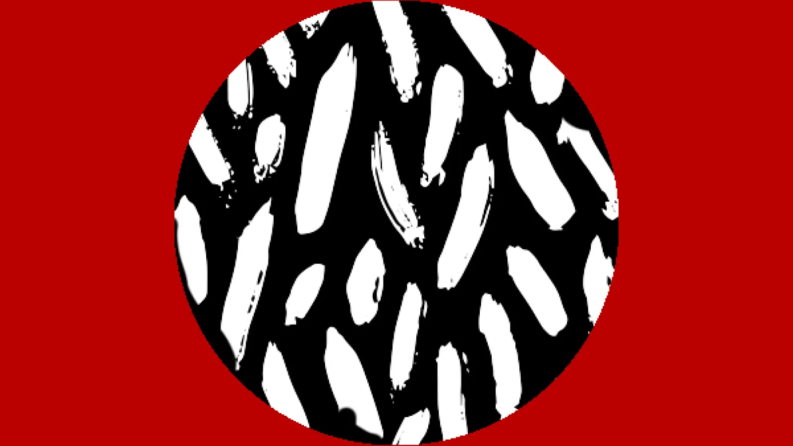 Black, white and red illustration