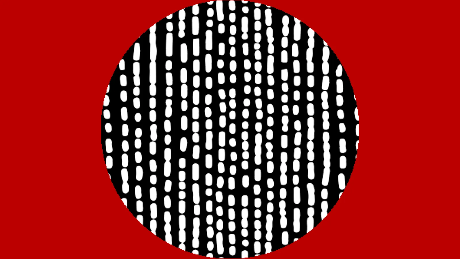 Black, white and red illustration