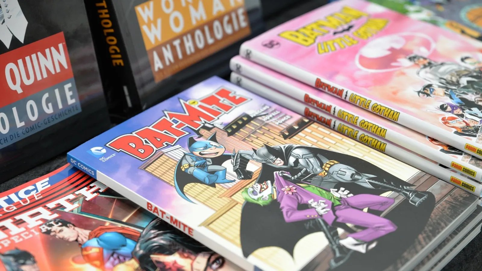 A collection of comic books