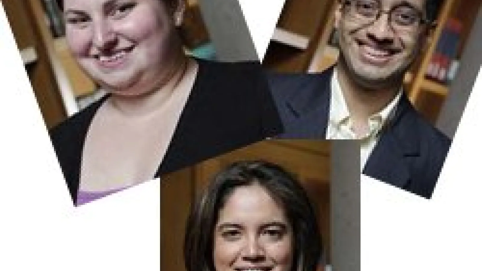 Collage of Katherine DeLuca, Jennifer Michaels, and Suhaan Mehta